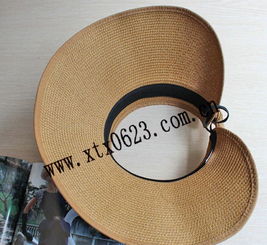 夏季新款蝴蝶結(jié)大檐折疊空頂帽 兼顧時(shí)尚與實(shí)用性的女性必備遮陽利器